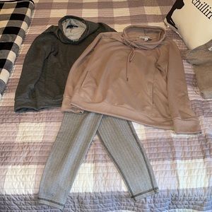 bundle Old Navy Apricot Lane HYFVE cowl sweatshirt tunic leggings herringbone
